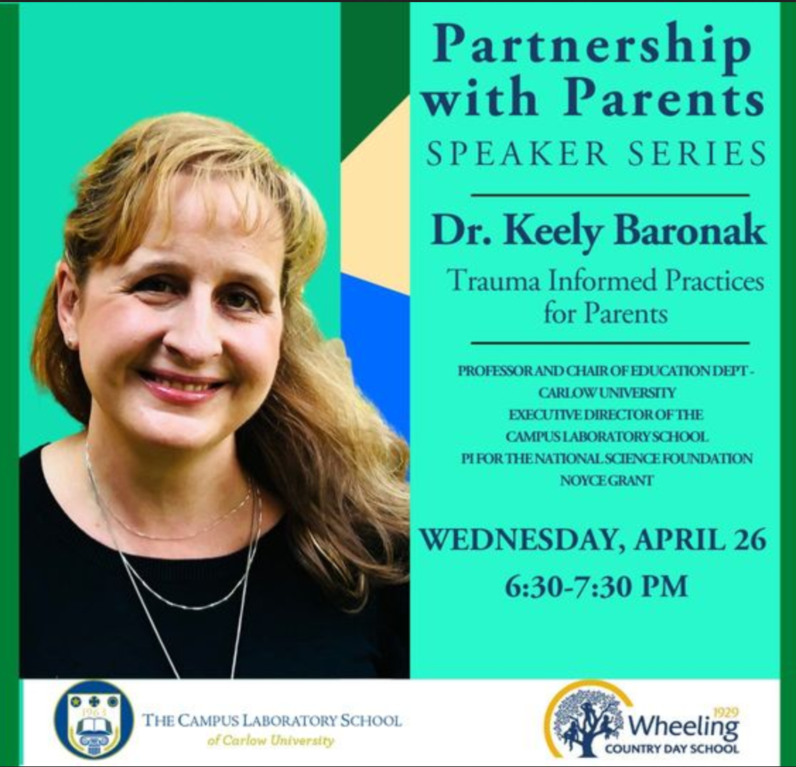 Partnership w/ Parents Speaker Series - Trauma-Informed Practices for Parents w/ Dr. Keely Baronak